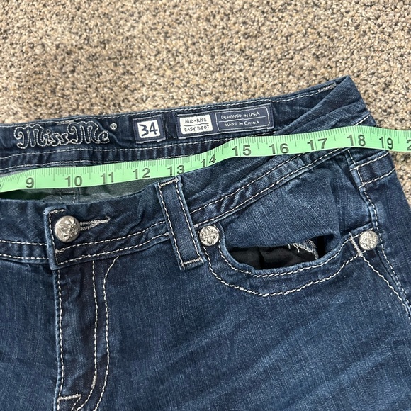 Miss Me Size 34 boot leg jeans - Picture 7 of 9